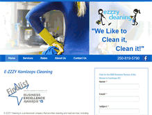 Tablet Screenshot of ezzzycleaning.com
